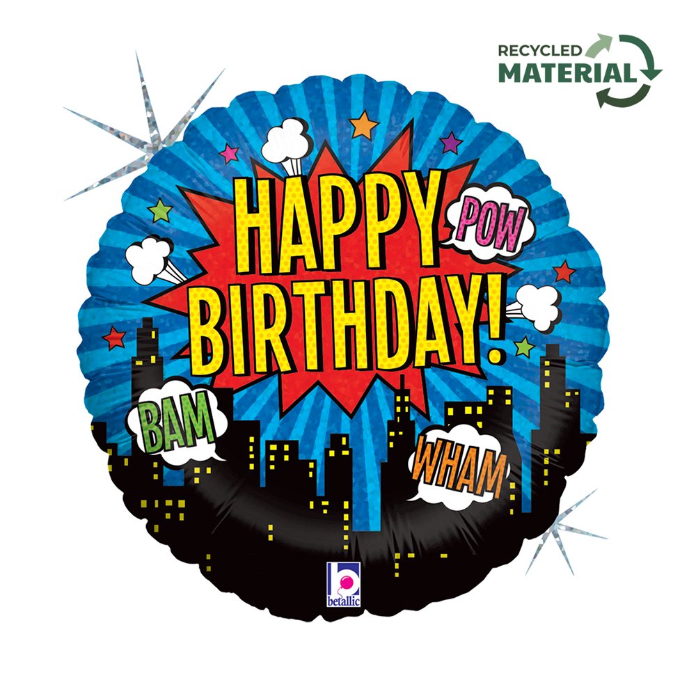 Globo Superhéroes Birthday