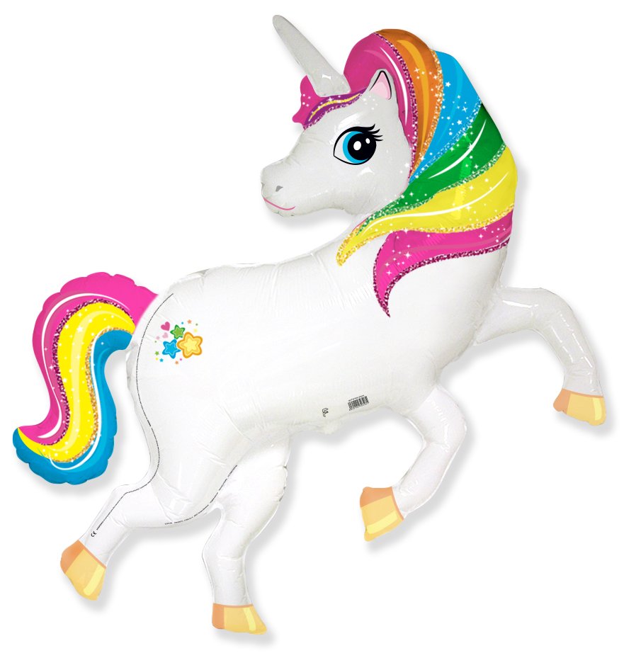 Globo Unicornio Rainbow 105 x 101 cm