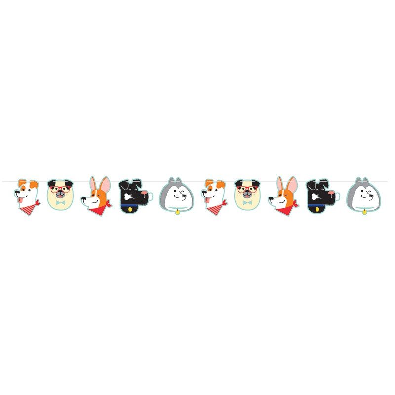 Guirnalda Animales Dog Party