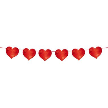 Guirnalda Corazones 6 m