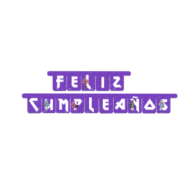 Guirnalda Feliz Cumpleaños Monster High
