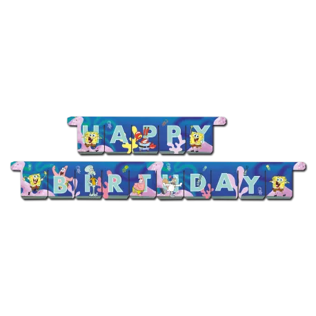 Ghirlanda di buon compleanno SpongeBob