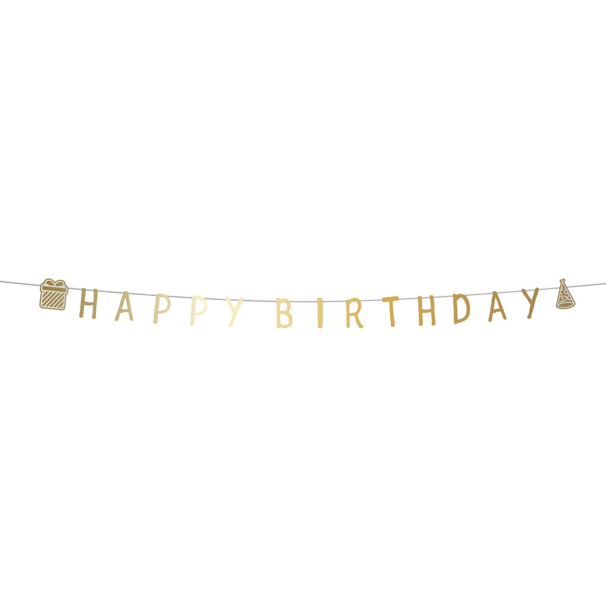 Ghirlanda scintillante di buon compleanno 2 m