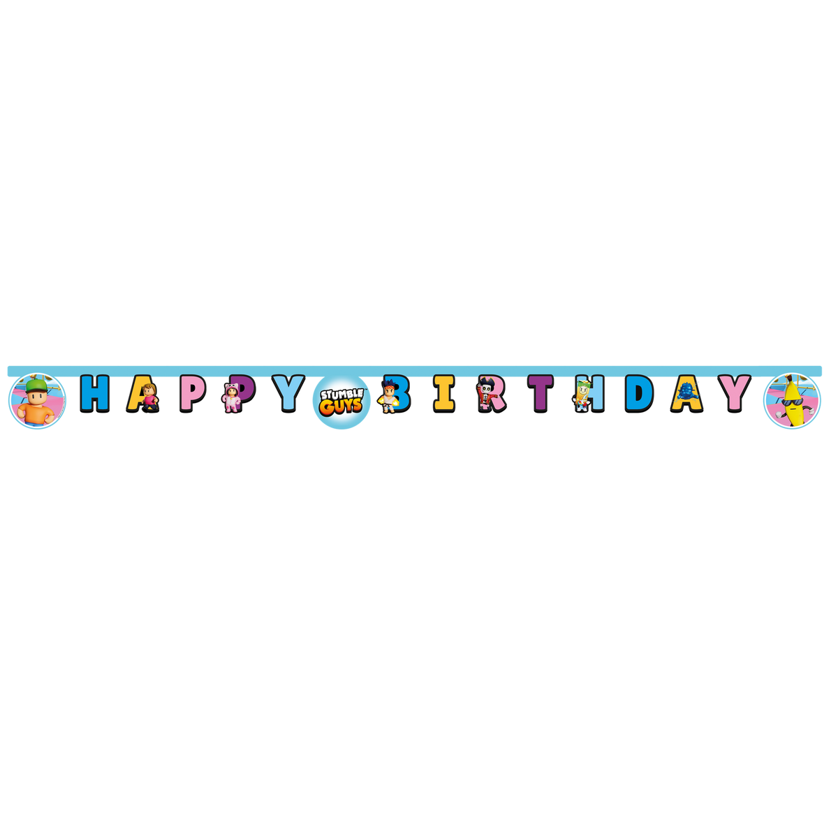 Buon compleanno Stumble Guys Garland