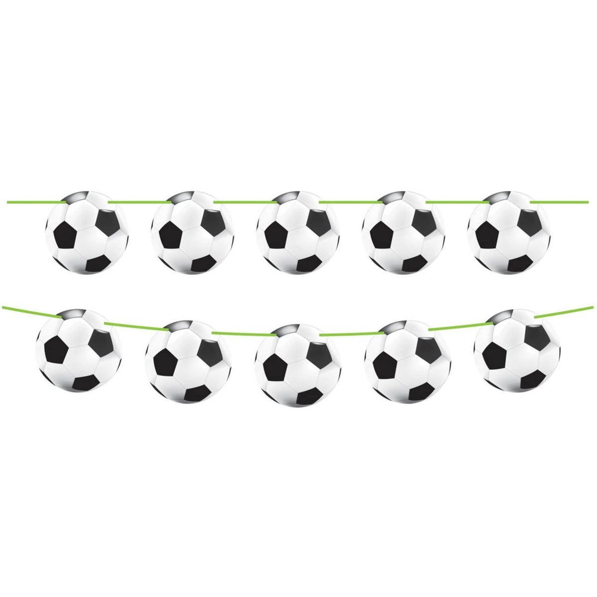 Guirlande de ballons de football 10 m
