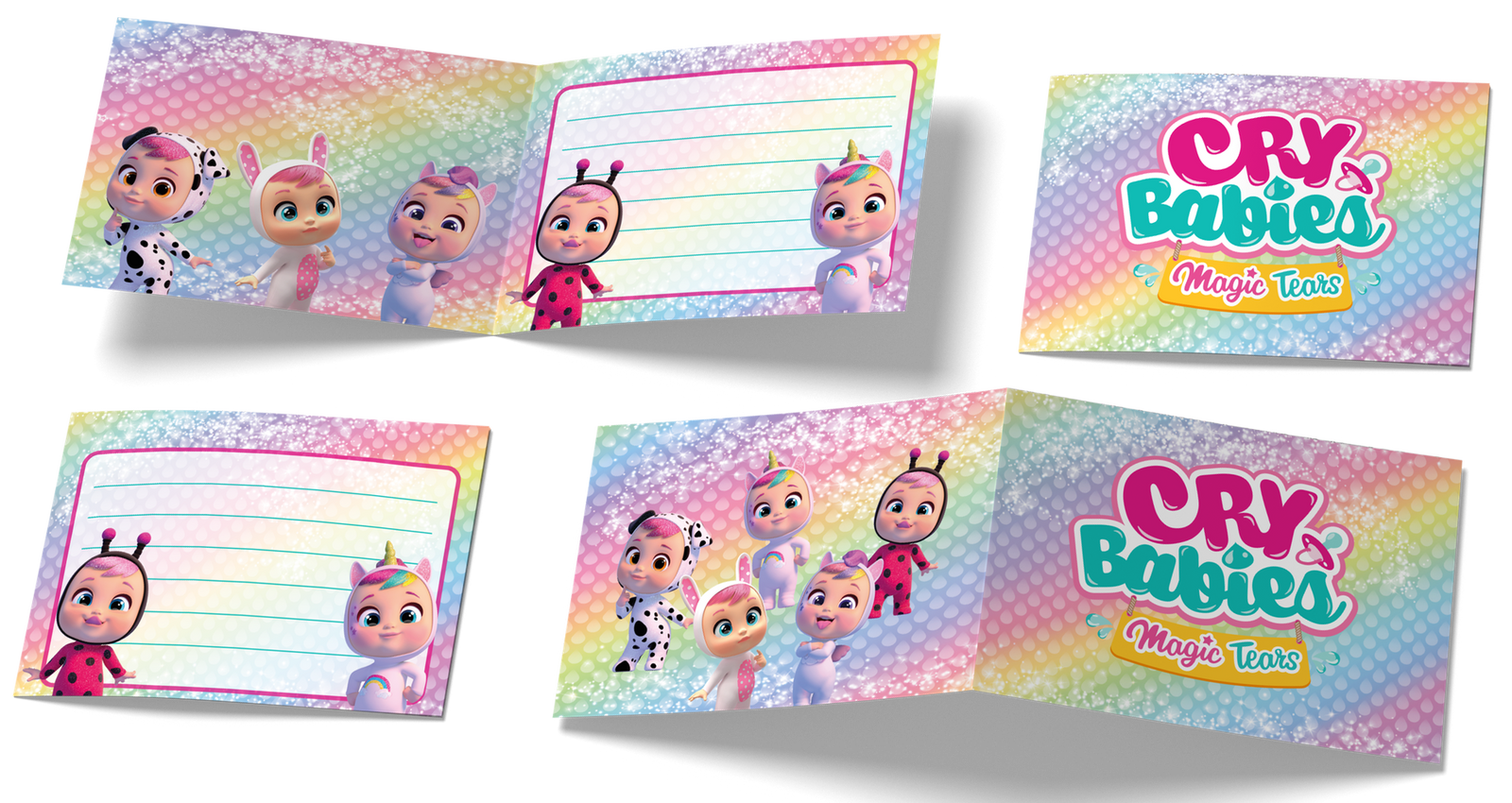 Invitations Cry Babies 240 x 80 mm