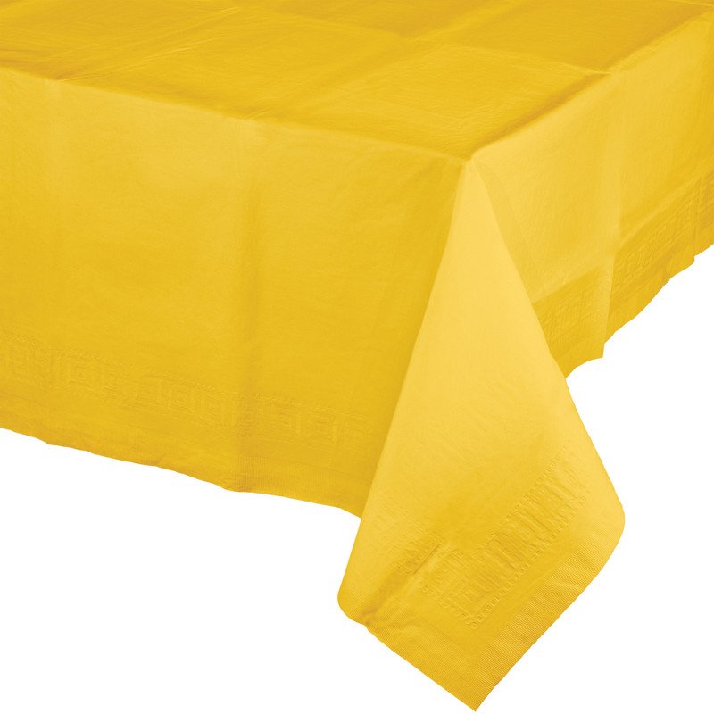 MANTEL DE PAPEL 120 X 180 CM SCHOOL BUS YELLOW