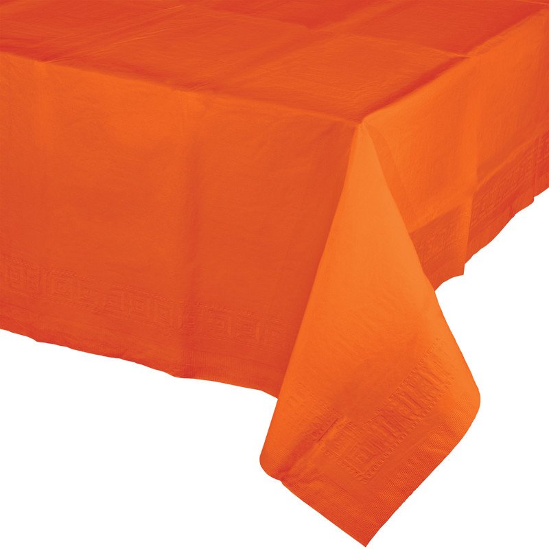 TOVAGLIA IN PLASTICA EXTRA SOTTILE 274 X 137 CM ARANCIONE BACIATO DAL SOLE
