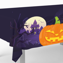 TOVAGLIA HALLOWEEN ZUCCHE 120 X 180 CM