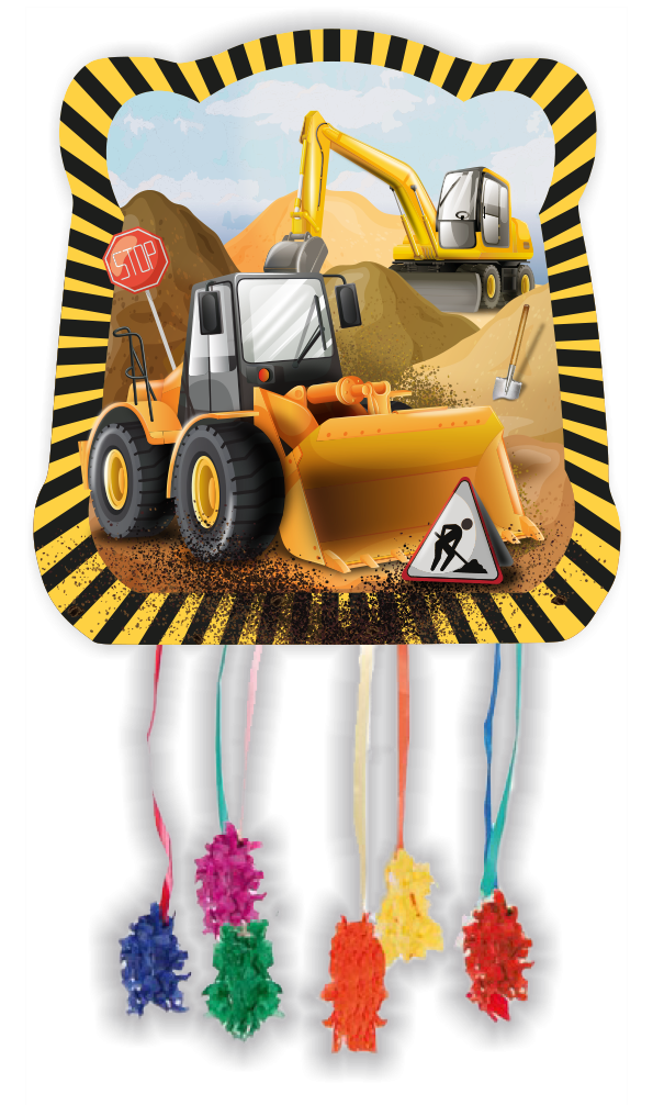 Piñata Construccion 28 x 33 cm