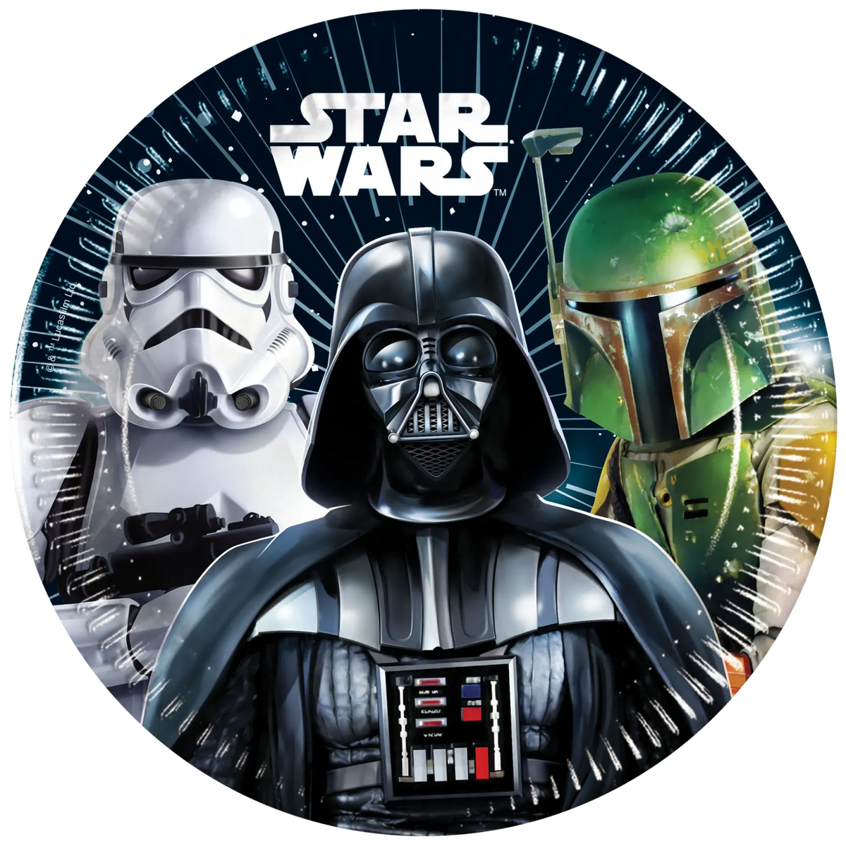 PLATOS 20 CM STAR WARS