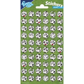Pegatinas 102 x 200 mm Brillantes Fútbol Party