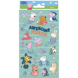 Adesivi glitterati Peppa Pig 102 x 200 mm
