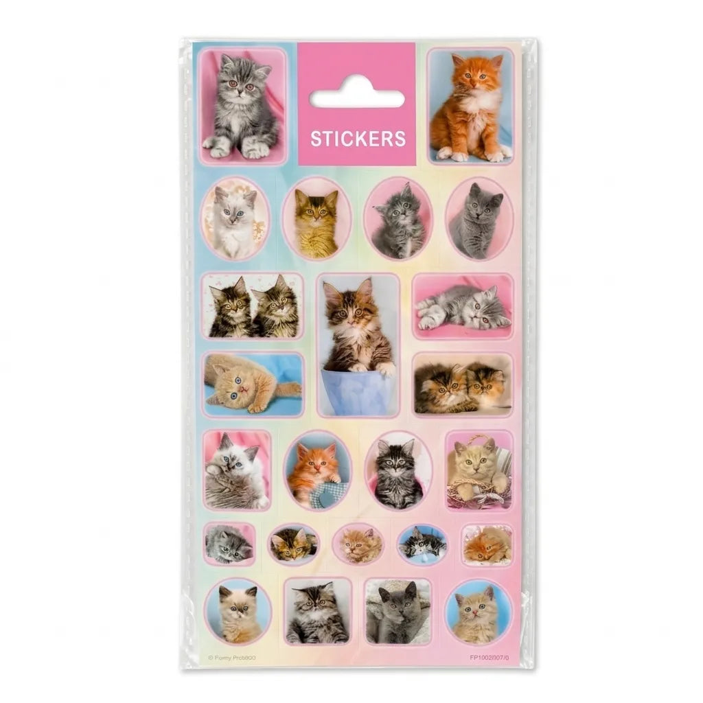 Stickers 102 x 200 mm Cats Cuties Puppies