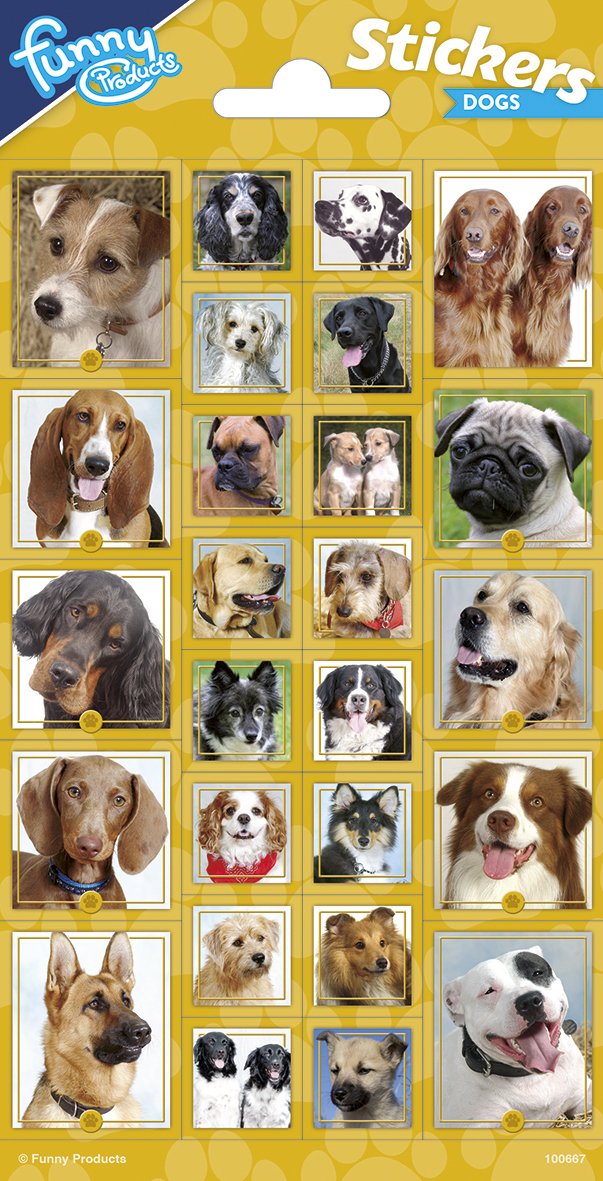 Pegatinas 102 x 200 mm Dogs