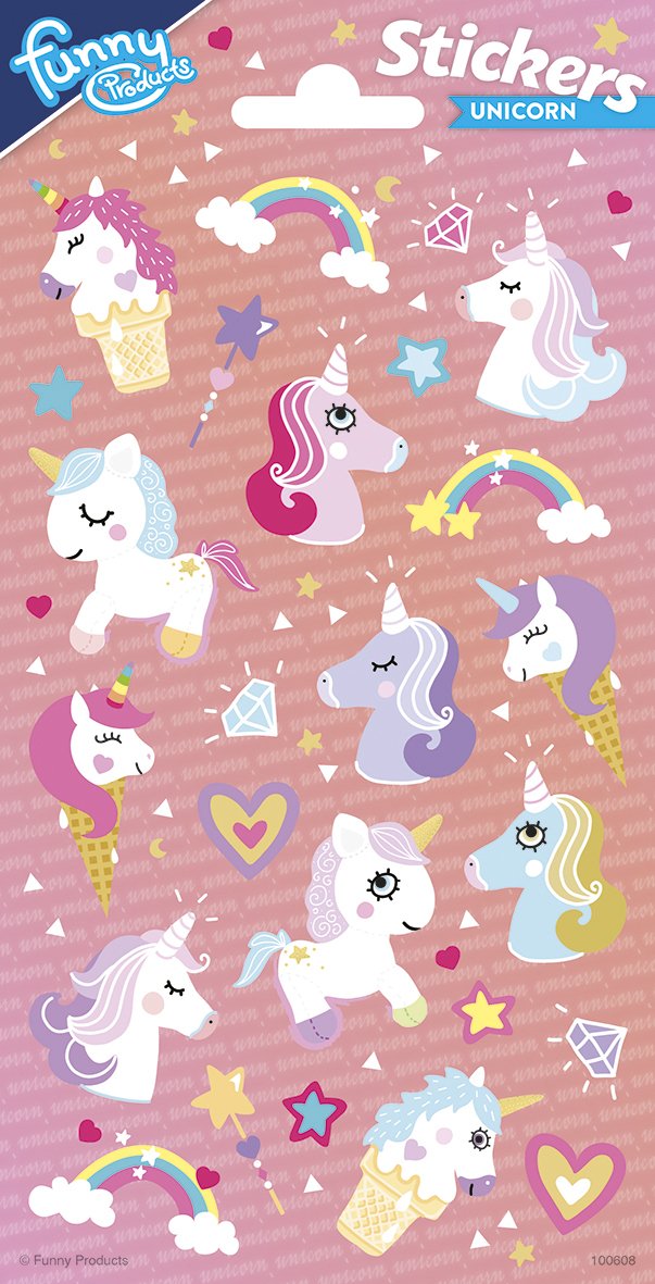 Pegatinas 102 x 200 mm Unicorn 1