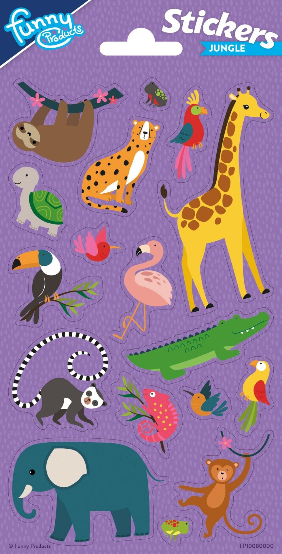 Pegatinas Animales de la Jungla 102 x 200 mm