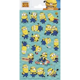 Autocollants pailletés Minions Moi, moche et méchant 102 x 200 mm
