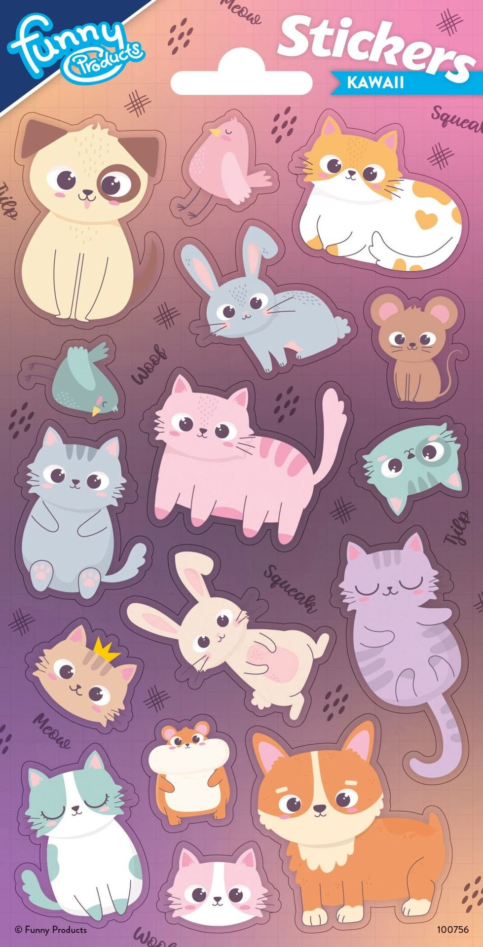 Pegatinas Gatos 102 x 200 mm