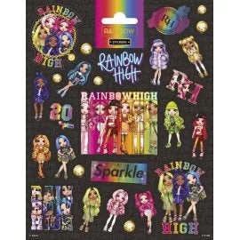 Adesivi Monster High arcobaleno grandi 156 x 200 mm