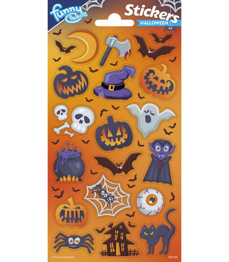 Autocollants d'Halloween 102 x 200 mm