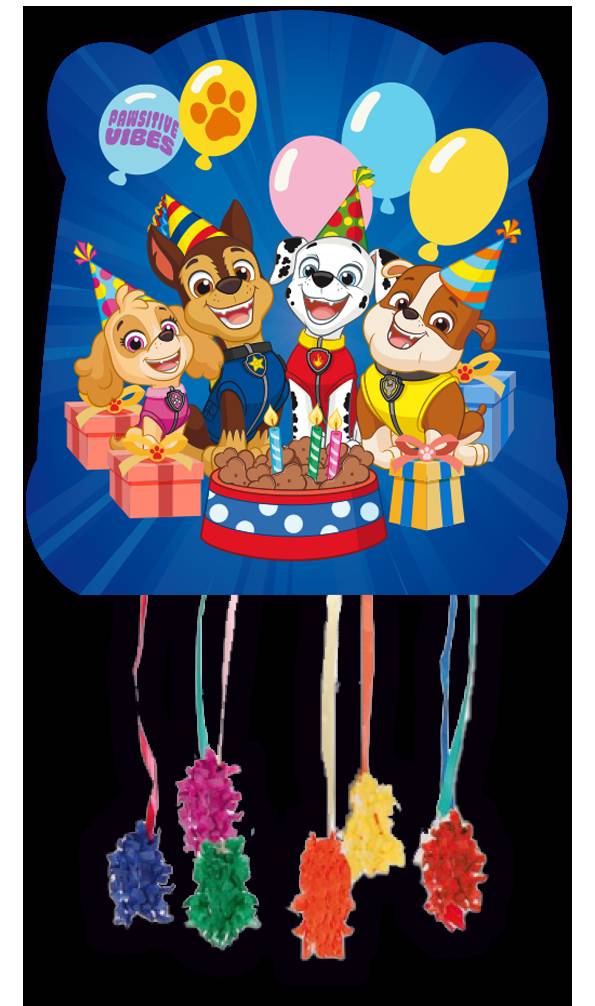 Piñata Basic Patrulla Canina 33 x 28 cm