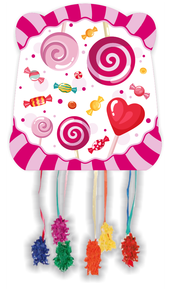Piñata Fête des Bonbons 28 x 33 cm
