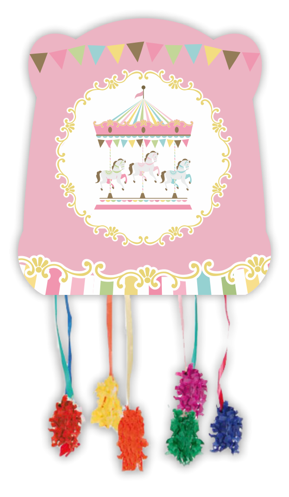 Piñata Carrusel 28 x 33 cm