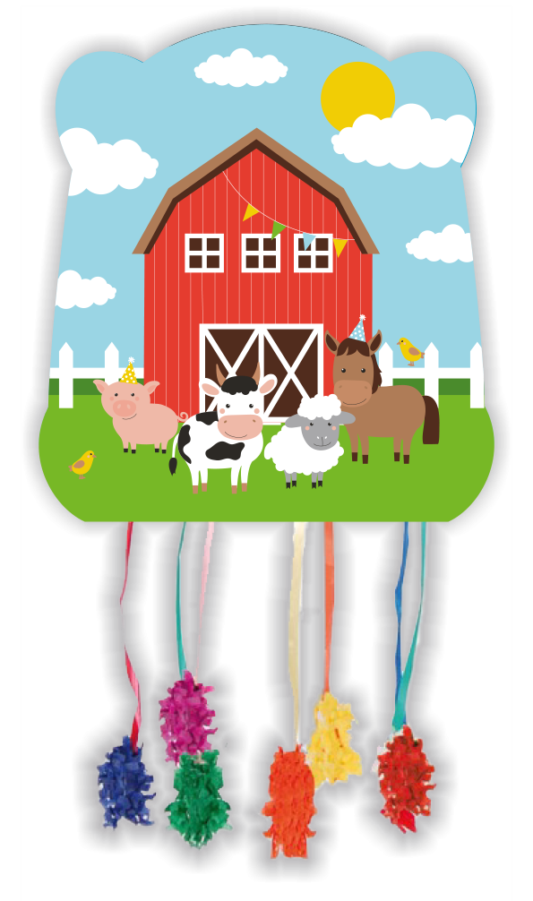 Piñata FARM ANIMALS 28 x 33 cm