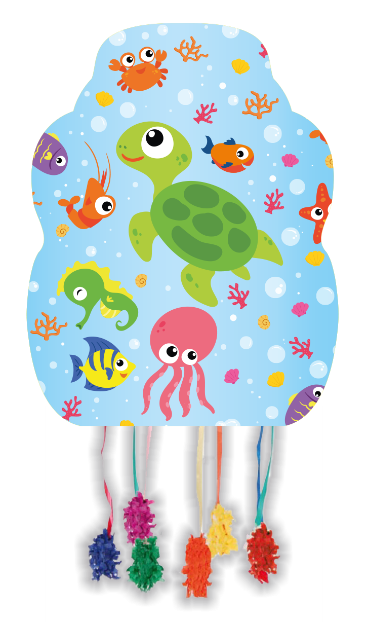 Piñata Mediana Ocean Party