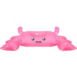 Portavasos de Cangrejo Flotante Inflable 26 x 34 cm