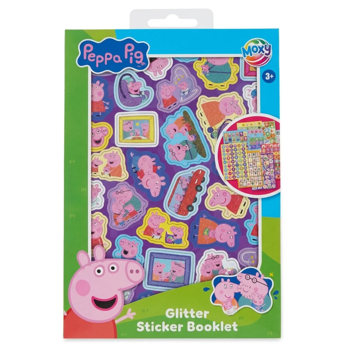 Libro Pegatinas Brillantes Peppa Pig A5 8 Hojas