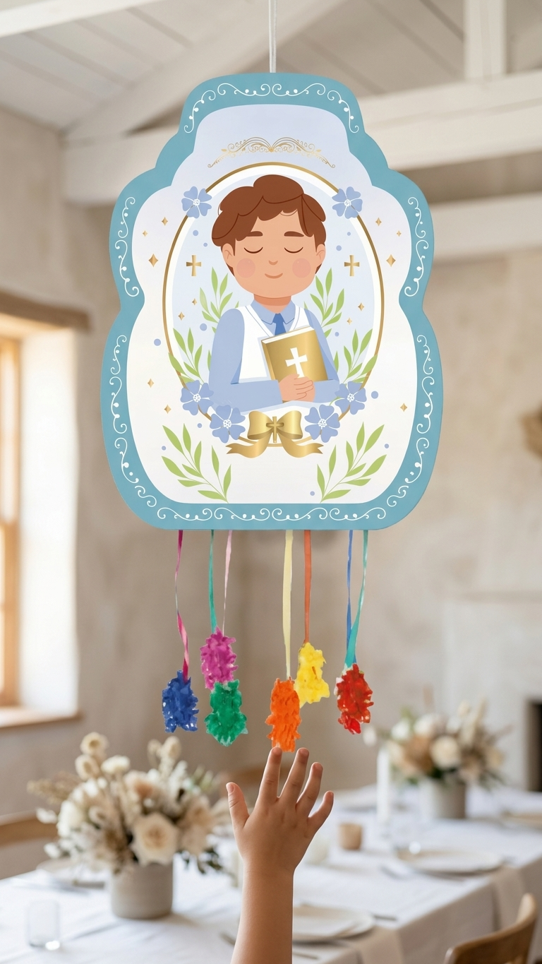 Piñata Mediana 46 x 33 cm Comunión Boy